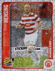 Figurina Simon Mensing - Scottish Premier League 2009-2010 - Panini