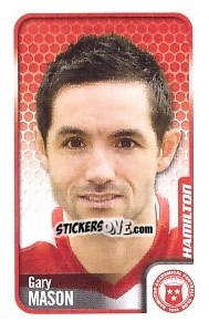 Sticker Gary Mason - Scottish Premier League 2009-2010 n. 190 - Panini