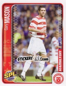 Sticker Gary Mason - Scottish Premier League 2009-2010 n. 191 - Panini