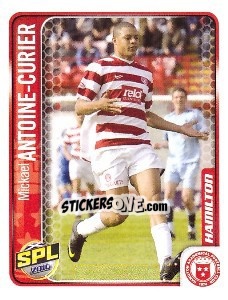 Cromo Mickael Antoine-Curier - Scottish Premier League 2009-2010 - Panini