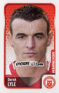 Sticker Derek Lyle - Scottish Premier League 2009-2010 n. 194 - Panini