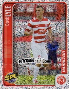 Sticker Derek Lyle - Scottish Premier League 2009-2010 n. 195 - Panini