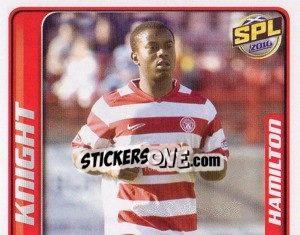 Sticker Leon Knight - Part 1 - Scottish Premier League 2009-2010 n. 198 - Panini