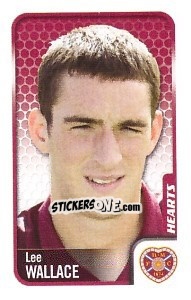 Cromo Lee Wallace - Scottish Premier League 2009-2010 - Panini