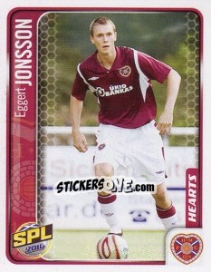 Cromo Eggert Jonsson - Scottish Premier League 2009-2010 - Panini