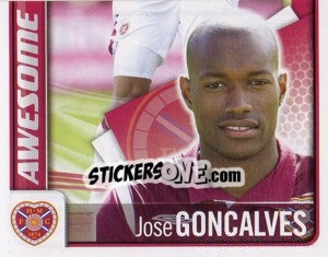 Figurina Jose Goncalves - Part 2 - Scottish Premier League 2009-2010 - Panini