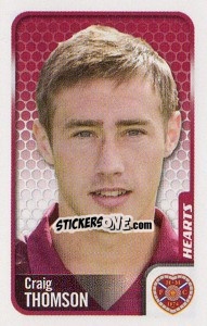 Sticker Craig Thompson - Scottish Premier League 2009-2010 n. 217 - Panini