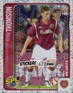 Sticker Craig Thompson - Scottish Premier League 2009-2010 n. 218 - Panini