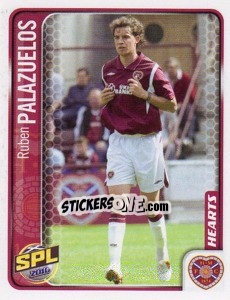 Cromo Ruben Palazuelos - Scottish Premier League 2009-2010 - Panini