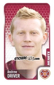 Sticker Andrew Driver - Scottish Premier League 2009-2010 n. 223 - Panini