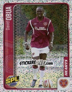 Sticker David Obua - Scottish Premier League 2009-2010 n. 226 - Panini