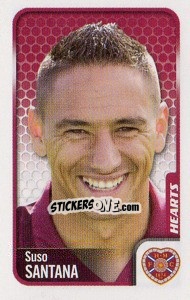 Sticker Suso Santana - Scottish Premier League 2009-2010 n. 229 - Panini