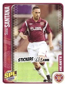 Figurina Suso Santana - Scottish Premier League 2009-2010 - Panini