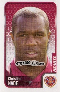 Cromo Christian Nade - Scottish Premier League 2009-2010 - Panini