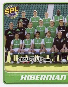 Figurina Hibernian Squad - Part 1 - Scottish Premier League 2009-2010 - Panini