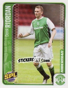 Cromo Derek Riordan - Scottish Premier League 2009-2010 - Panini