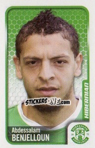 Sticker Abdessalam Benjelloun - Scottish Premier League 2009-2010 n. 282 - Panini