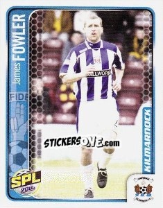 Cromo James Fowler - Scottish Premier League 2009-2010 - Panini