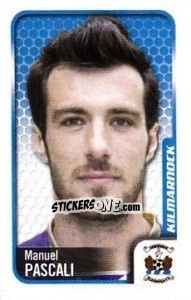 Sticker Manuel Pascali - Scottish Premier League 2009-2010 n. 305 - Panini