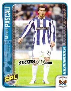 Cromo Manuel Pascali - Scottish Premier League 2009-2010 - Panini