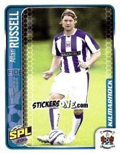 Cromo Allan Russell - Scottish Premier League 2009-2010 - Panini