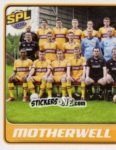 Cromo Motherwell Squad - Part 1 - Scottish Premier League 2009-2010 - Panini