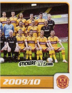 Figurina Motherwell Squad - Part 2 - Scottish Premier League 2009-2010 - Panini