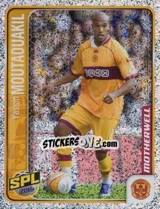 Cromo Yassin Moutaouakil - Scottish Premier League 2009-2010 - Panini