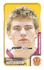 Sticker Shaun Hutchinson - Scottish Premier League 2009-2010 n. 338 - Panini
