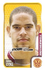 Sticker Giles Coke - Scottish Premier League 2009-2010 n. 340 - Panini