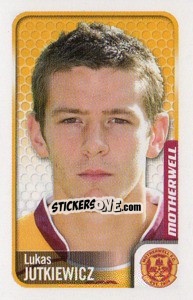 Sticker Lukas Jutkiewicz - Scottish Premier League 2009-2010 n. 350 - Panini