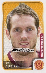 Sticker Jim O'Brien - Scottish Premier League 2009-2010 n. 356 - Panini