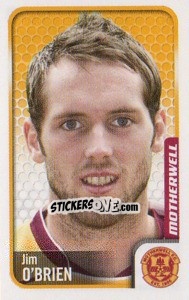 Figurina Jim O'Brien - Scottish Premier League 2009-2010 - Panini