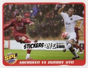 Sticker Aberdeen vs Dundee United - Scottish Premier League 2009-2010 n. 360 - Panini
