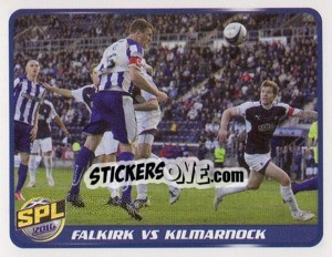 Sticker Falkirk vs Kilmarnock - Scottish Premier League 2009-2010 n. 363 - Panini