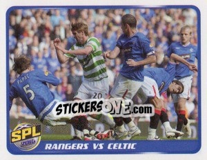 Sticker Rangers vs Celtic - Scottish Premier League 2009-2010 n. 369 - Panini