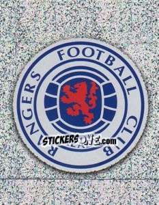 Cromo Rangers Club Badge - Scottish Premier League 2009-2010 - Panini