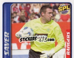 Sticker Allan McGregor - Part 1 - Scottish Premier League 2009-2010 n. 377 - Panini