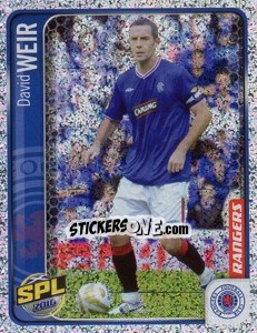 Sticker David Weir - Scottish Premier League 2009-2010 n. 379 - Panini