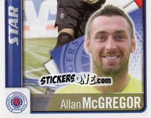 Sticker Allan McGregor - Part 2 - Scottish Premier League 2009-2010 - Panini