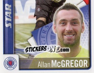 Sticker Allan McGregor - Part 2 - Scottish Premier League 2009-2010 n. 380 - Panini