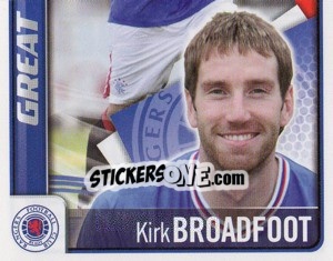 Figurina Kirk Broadfoot - Part 2 - Scottish Premier League 2009-2010 - Panini