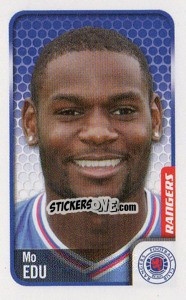 Figurina Maurice Edu - Scottish Premier League 2009-2010 - Panini