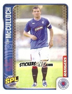 Figurina Lee McCulloch - Scottish Premier League 2009-2010 - Panini