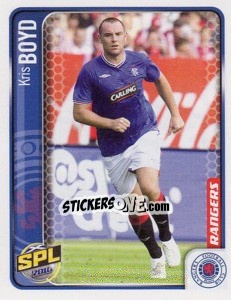 Cromo Kris Boyd - Scottish Premier League 2009-2010 - Panini