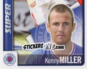 Sticker Kenny Miller - Part 2 - Scottish Premier League 2009-2010 n. 408 - Panini