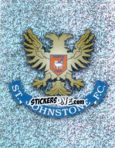 Cromo ST Johnstone Club Badge - Scottish Premier League 2009-2010 - Panini
