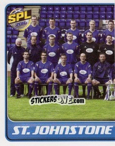 Sticker ST Johnstone Squad - Part 1 - Scottish Premier League 2009-2010 n. 412 - Panini