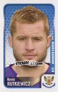 Sticker Kevin Rutkiewicz - Scottish Premier League 2009-2010 n. 419 - Panini