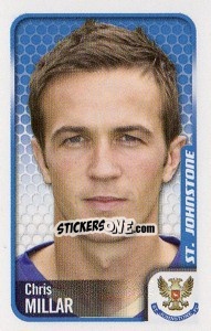 Sticker Chris Millar - Scottish Premier League 2009-2010 n. 428 - Panini